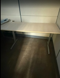 [#C12-3] 24"D X 60"W RETURN TABLES W/ 2 METAL C-LEGS
