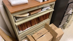 [#D10-43] Small Metal Document Cabinet