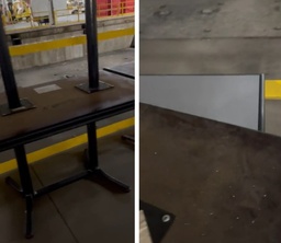 [#C12-1] 30x60 KI Grey Top Table