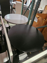 [#C2-24] Black Round Table