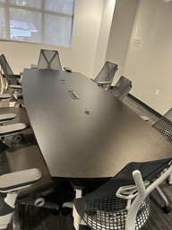 [#C6-99] Cnference Table Black