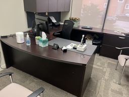 [#E7-5] Desk + bridge + return