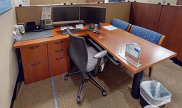 [#E6-1] L-shaped desk