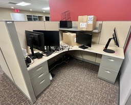 [#A2-77] L-Shaped Workstation - 72 x 72