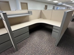 [#A2-78] L-Shaped Workstation - 96 x 72