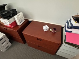 [#D6-35] Wood 2 Drawer Lats