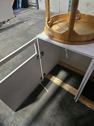 [#D19-8] LH swing door under counter cabinet 25wx25dx33t
