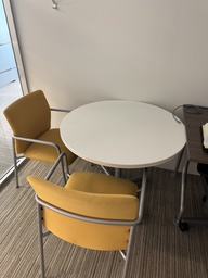 [#C4-25] Small Office White Table
