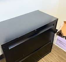 [#D6-11] Lateral file cabinet – 2 drawer (15" d x 36" w)