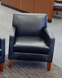 [#B12-2] Black lounge chair