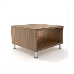 [#C3-48] JENNY COFFEE TABLE,26X26X17H, OAK LAM.