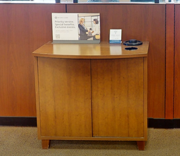 [#D20-7] Coffee station wood cabinet