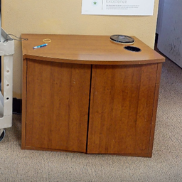 [#D20-9] coffee station cabinet, wood