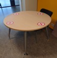[#C11-16] Round Table no Wheels