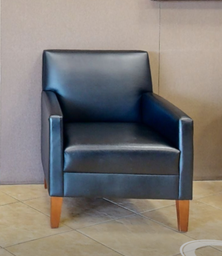 [#B12-5] black lounge chair