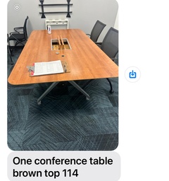 [#C5-114] Conference table 6'x42"x29"