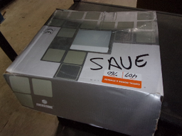 [#K3-17] BOX OF MARBLE TILES 12" X 12"