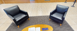 [#B12-5] Black lounge chair