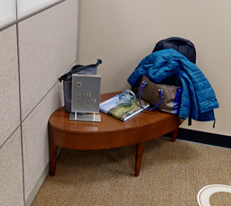 [#C3-14] Oval coffee table, wood