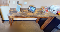 [#C11-15] Rectangle table glass top