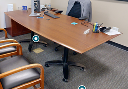 [#C5-8] Conference table wood top