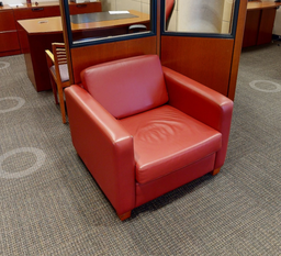 [#B12-10] Red Lobby Chairs