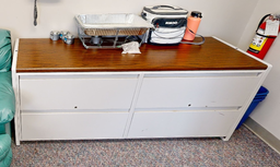 [#D6-13] 2D lateral filing cabinet, wht