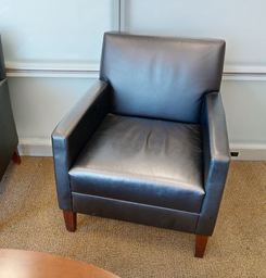 [#B12-6] Black lounge chair