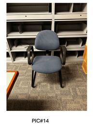 [#B9-14] GUEST CHAIR, BLUE, HP-900 / HARTER GROUP