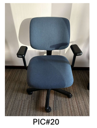 [#B13-20] TASK CHAIR, BLUE, NO TAG