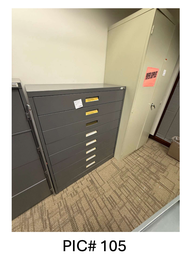 [#D12-105] MICROFICHE CABINET W/ 8DRAWERS