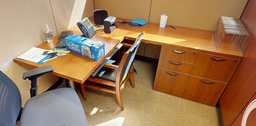 [#B9-2] L-shaped desk