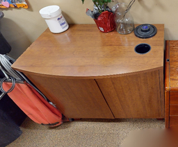 [#D20-8] Coffee station wood cabinet
