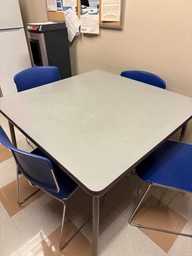 [#C4-13] SQUARE TABLE (GREY)