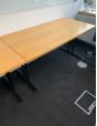 [#C19-10] Free standing table (worn, some unstable)
