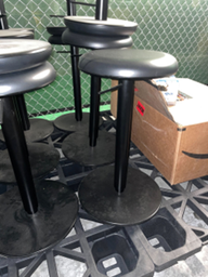 [#B1-24] Black hydraulic stool