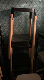 [#B1-37] Black top barstool