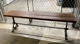 [#B2-68] Wood/metal bench