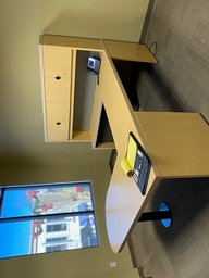 [#E8-37] 4 Piece Yellow Desk