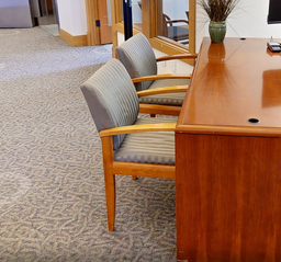 [#B8-5] Striped Guest Chairs