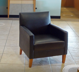 [#B12-03] Black lounge chair