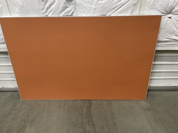 [#A4-16] Orange Modesty Panel (60" x 38.5") - attaches to desk with L bracket
