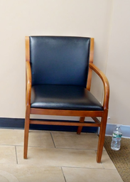 [#B9-3] Black guest chair