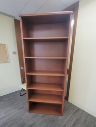 [#D4-3] 5 shelves bookcase-wood