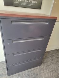 [#D10-19] 4 drawers cabinet w/top w/m (photo representation)