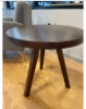 [#C11-27] Mesa de centro chocolate alto
