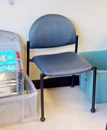 [#B8-6] Blue side chair