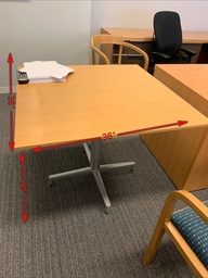 [#C5-55] Wood Table (36x36x29)