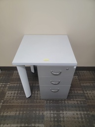 [#D9-506] Table W/3 drawers cabinet 