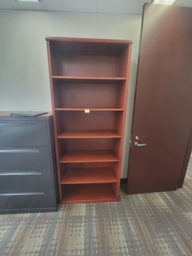 [#D4-530] 5 shelves bookcase-wood